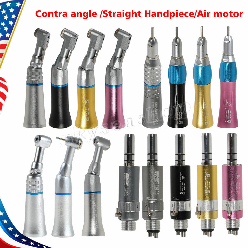 NSK style Dental low slow speed straight handpiece/ contra angle/ air motor 2/4H
