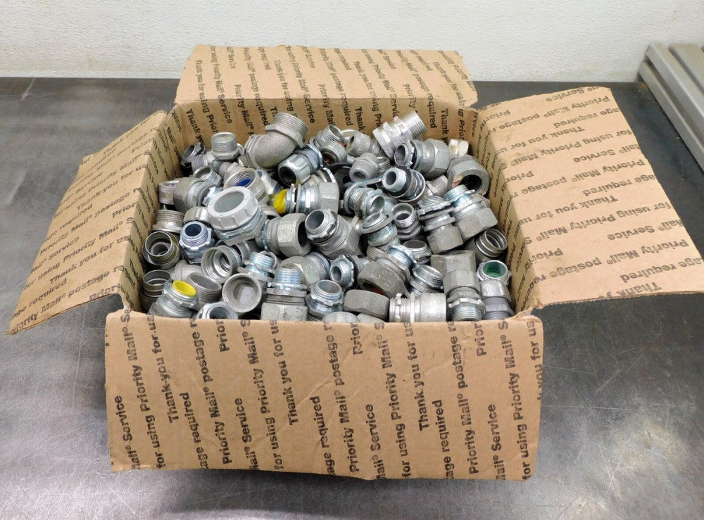 Lot 30 lbs Appleton, Parker Conduit Elbows EMT Fittings Connectors Liquid Tight