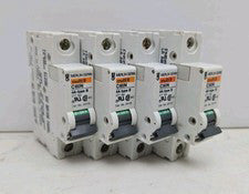 4 Pack Square D Merlin Gerin 24113 MULTI9  C60N 4A Type B 277Vac Circuit Breaker