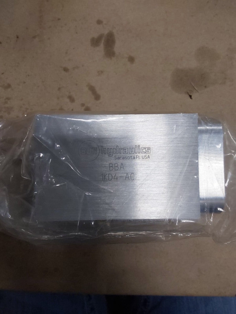 Sun Hydraulics BBA 1KD4-AC Hydraulic Manifold Block NEW