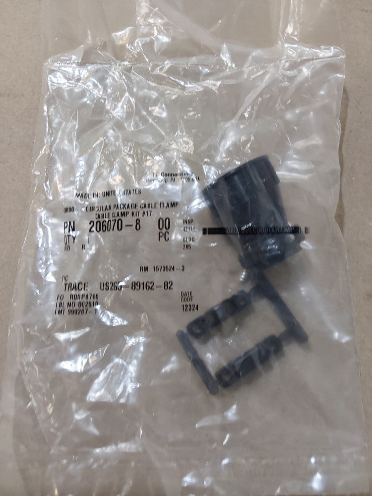 TE: Connectivity AMP Connectors CONN BCKSH W/CLMP 206070-8..(LOT OF 11)