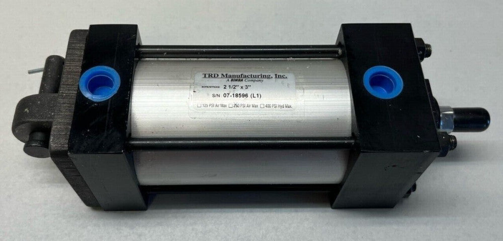 TRD Manufacturing Bimba 07-18596 (L1) Bore/Stroke 2 1/2" x 3" Pnuematic Cylinder