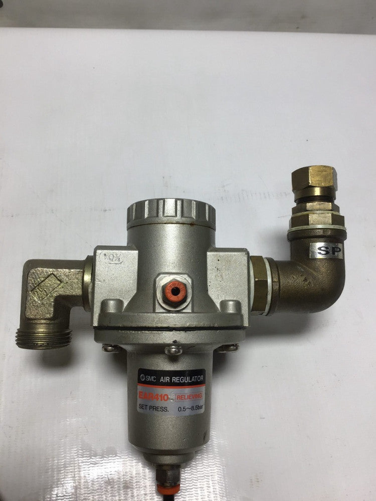 SMC EAR410 Air Regulator Relieving Set Press 0.5-8.5bar