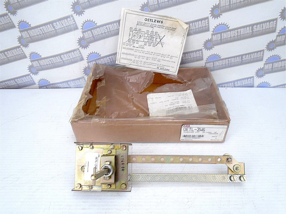 ABB - OETL-ZW6 - Transfer Kit - Manual 30-100A Strom - INCOMPLETE - (NEW in BOX)
