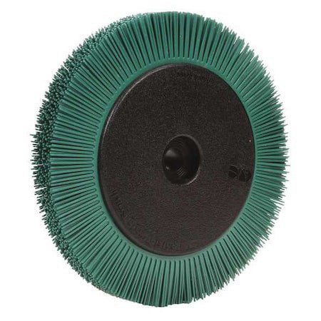 Scotch-Brite 61500189446 Radial Bristle Brush, T-S, 8Diax1w, 50G, Pk2