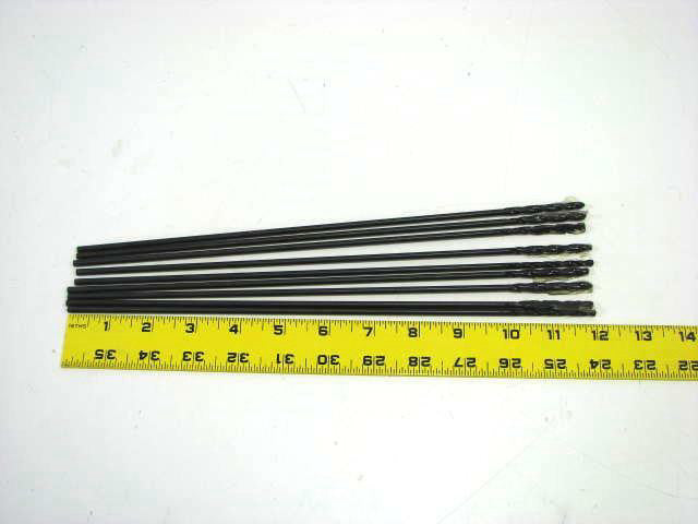 CLEVELAND TWIST DRILL (C06352) 5/32 x 2 x 12 Aircraft Extension Drill - Lot of 9