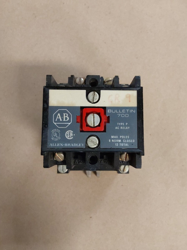 Allen Bradley Bulletin 700 Type P 700-P200A4 AC Relay Preowned