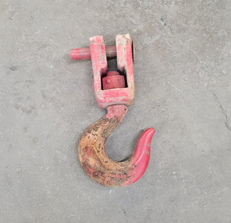 UNBRANDED CLEVIS SWIVEL HOOK ASSEMBLY 9 TON ESTIMATED CAPACITY *SEE DECRIPTION*