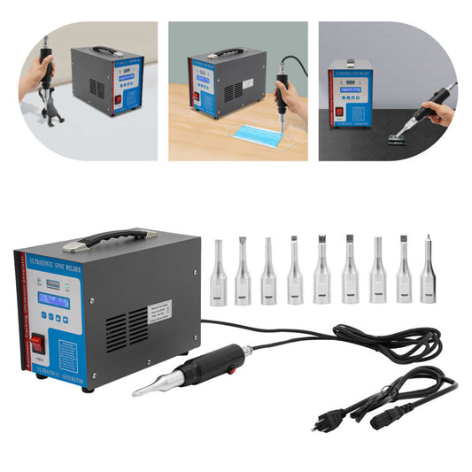 110V Portable Ultrasonic Plastic Welder Ultrasonic Spot Welding Machine 10in1