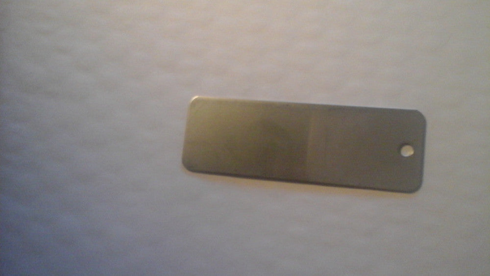 PANDUIT STYLE  MT350-C316 Embossing Tag,316 SS,Natural , PK 100 PCS