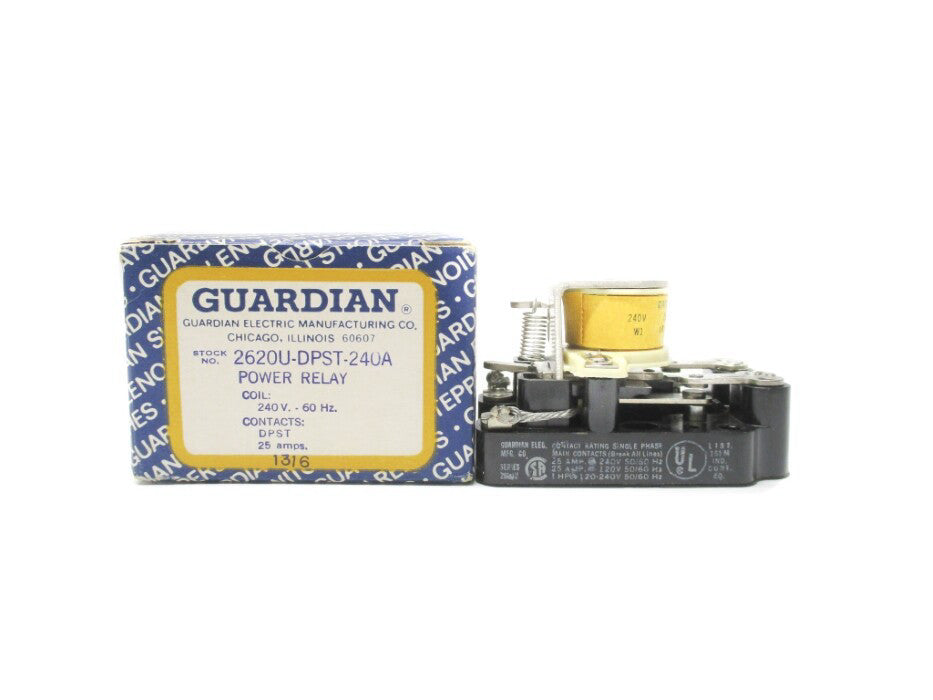 GUARDIAN 2620U-DPST-240A 240V 25A NSMP