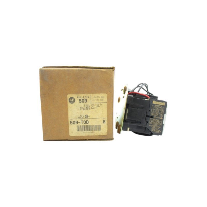 ALLEN BRADLEY 509-T0D 120V SER. B (BR/WH) NSMP