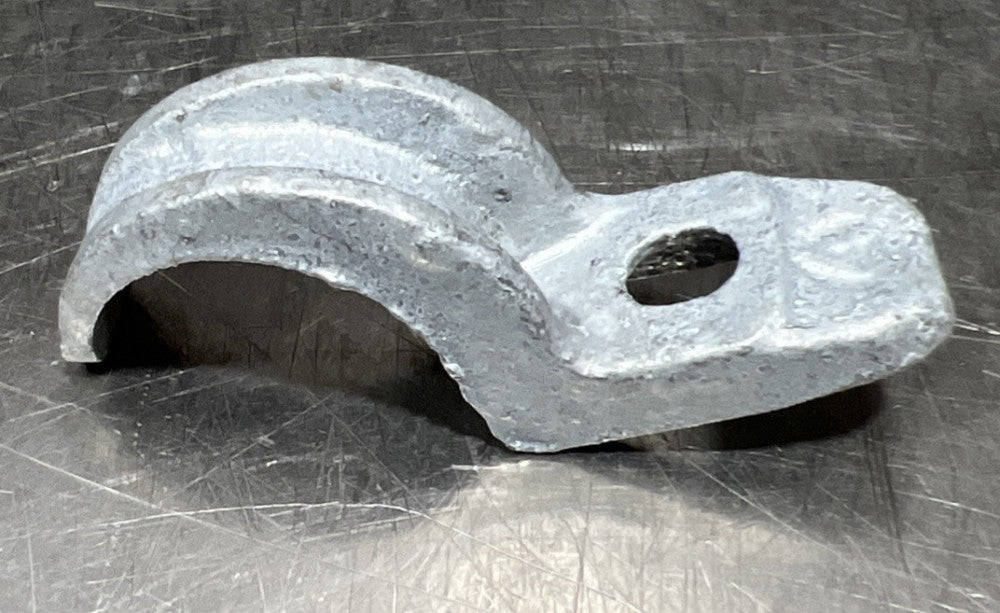 1 Hole Rigid Pipe Straps - Malleable Iron - Nos Surplus Price Per 1 Unit
