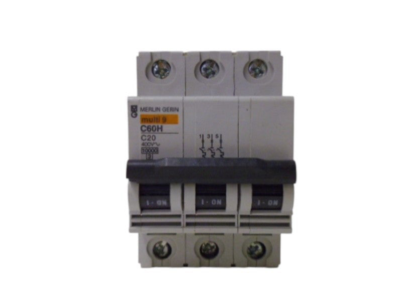 MERLIN GERIN C60H C20 CIRCUIT BREAKER 3P 20A NSNP