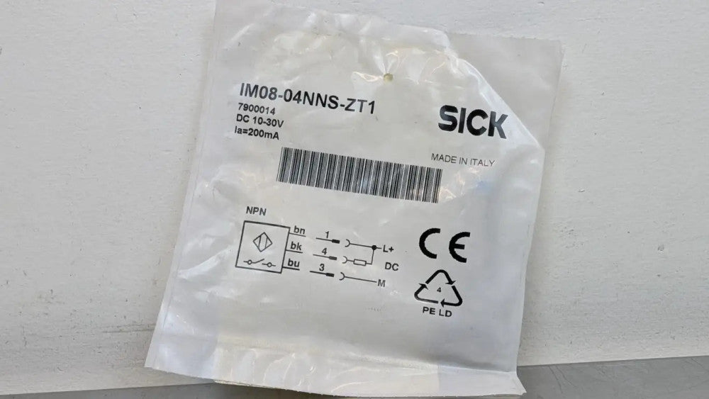 Sick IM08-04NNS-ZT1 Proximity Sensor 7900014 4mm 10-30VDC M8 x 1 Ø 8mm