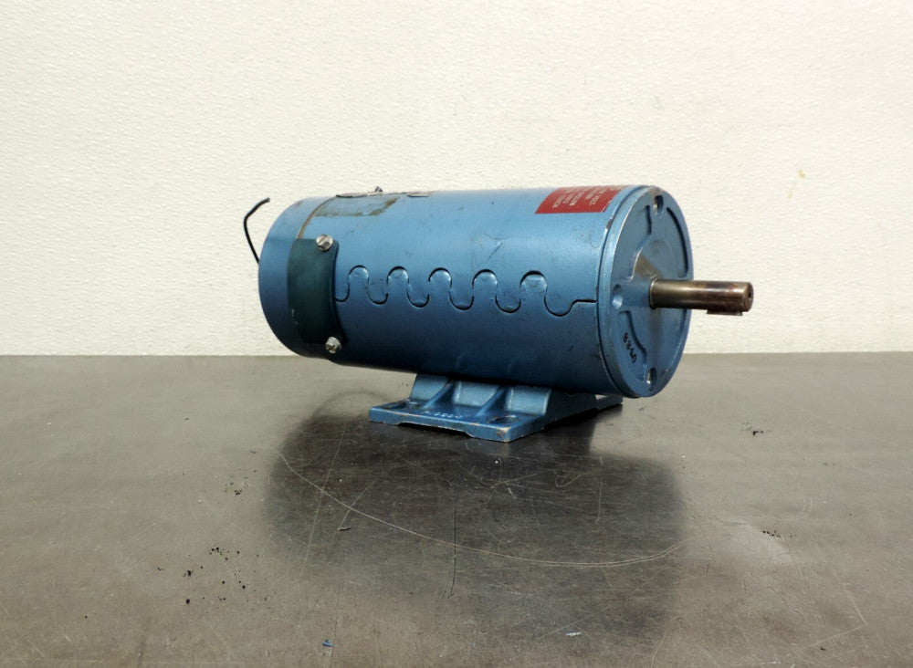 Graham Transmission Electric Motor 600252131 1/4HP 1200RPM 5/8" Shaft 90 Volt DC