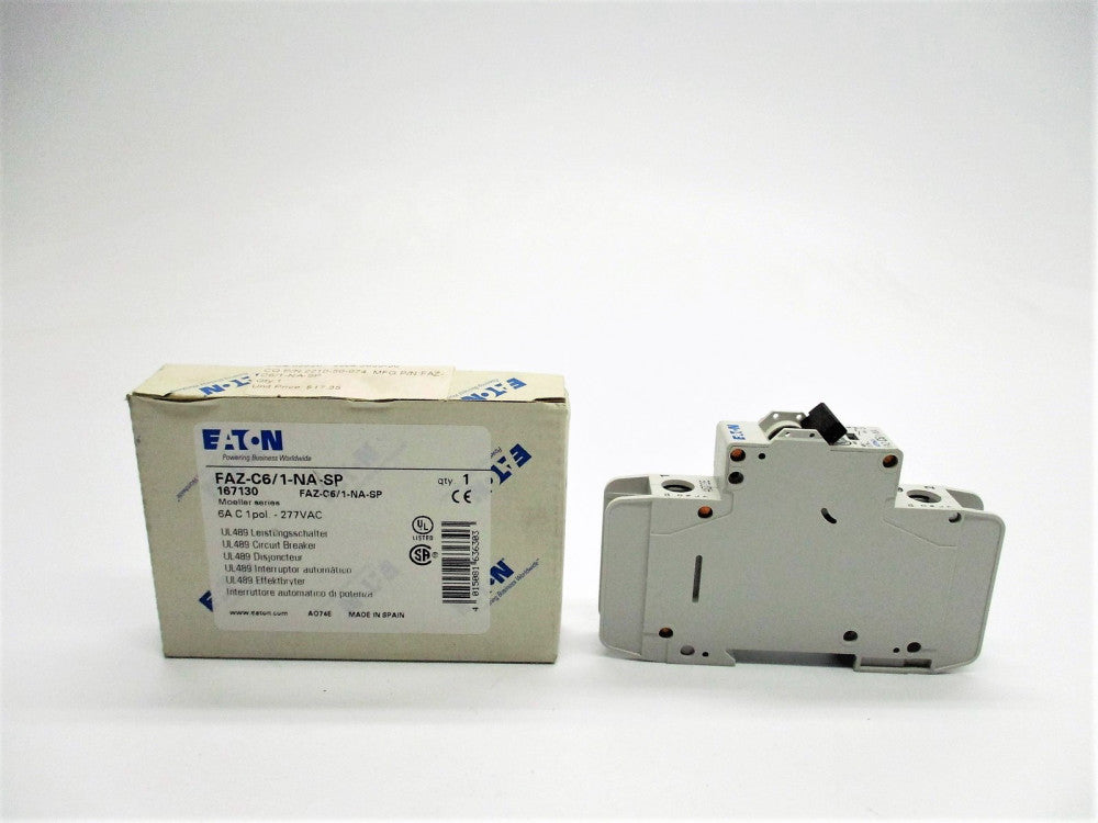 EATON FAZ-C6/1-NA-SP 167130 277VAC 6A NSMP