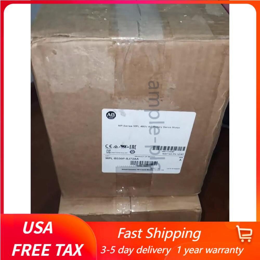 New AB MPL-B330P-SJ72AA MP-Series MPL 480V AC Rotary Servo Motor US Free Tax