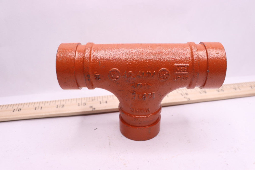 Grooved Tee Full Flow Ductile Iron 1-1/4" 4327001100
