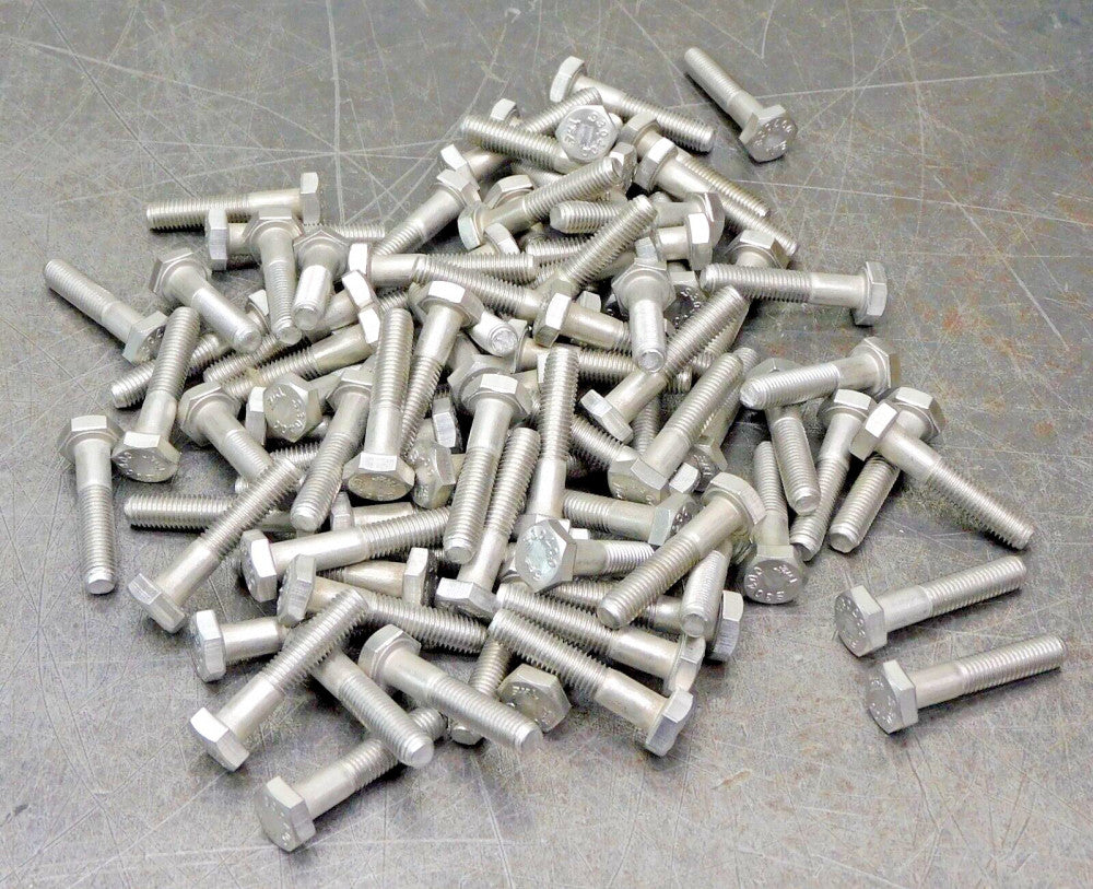 THE S30400 1/4" X 1-1/4" USS Fine Hex Head Stainless Steel Bolt Lot of (90)