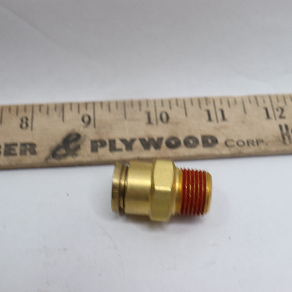 KR Johnson DOT Push-to-Connect Fitting Brass 68PMT-8-6