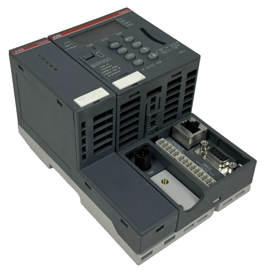 USED ABB 1SAP140100R0170 CPU W/ 1SAP111100R0170 TERMINAL BASE