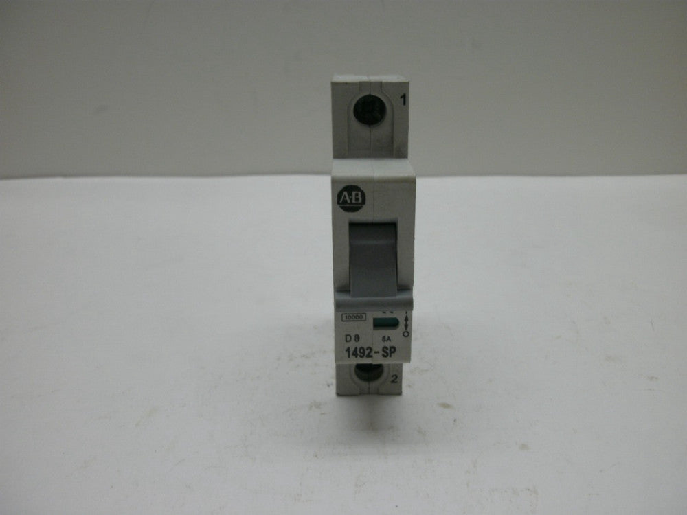 ALLEN BRADLEY 1492-SP1D080 SER C CIRCUIT BREAKER 8 AMP 1 POLE 240/415 VAC