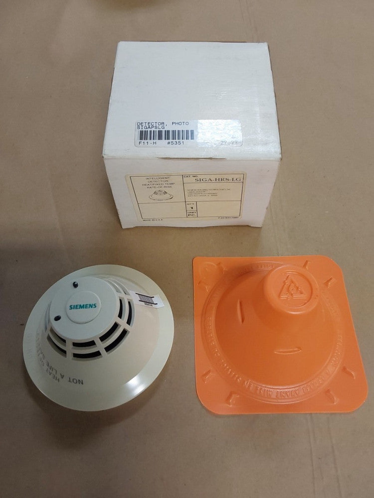 Landis & Staefa Siemens Intelligent Heat/Fixed Temp. Detector SIGA-HRS-LG