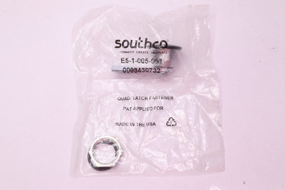 Southco Quarter-Turn Cam Latch Slotted Recess 16mm E5-1-005-091