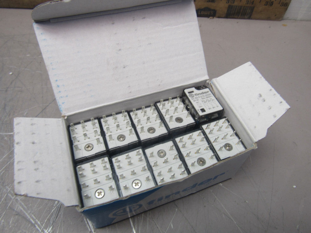 CASE OF 10QTY FINDER 55.33.9.012.0000 PLUG-IN RELAY 3CO-3PDT 10A 250V 12VDC NEW