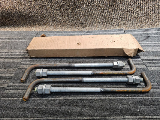(QTY 4) Acuity Brands ABSSS-4C Anchor Bolt with Template for SSS 4C Pole