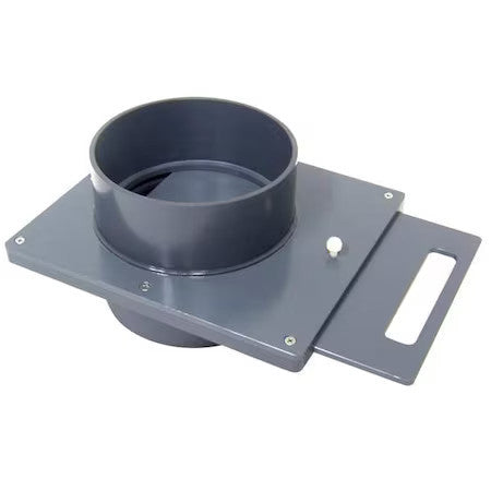Plastic Supply Pvcb08 Manual Blastgate, Type I Pvc, 6 3/8 In L