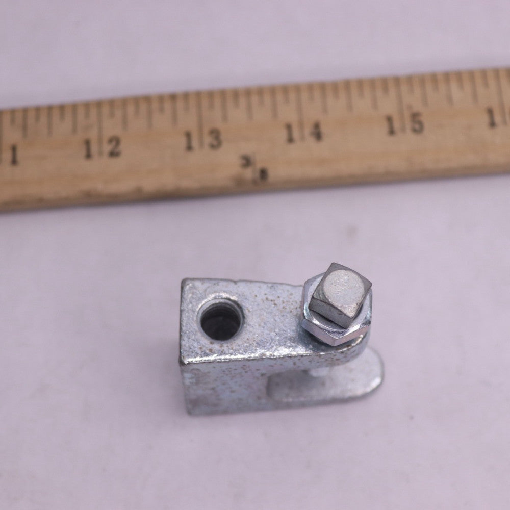Beam C-Clamp Threaded Rod Zinc Plated Steel 3/8"