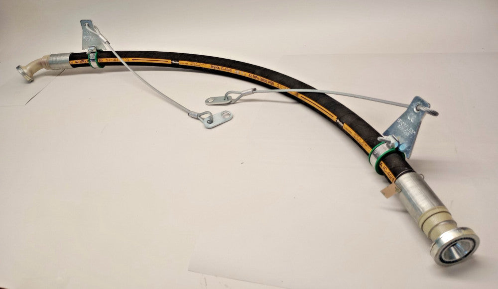 Parker 797TC-16 x 36 inch Used Hydraulic 1-inch Hose MSHA IC-40/41 42MPa 6000psi
