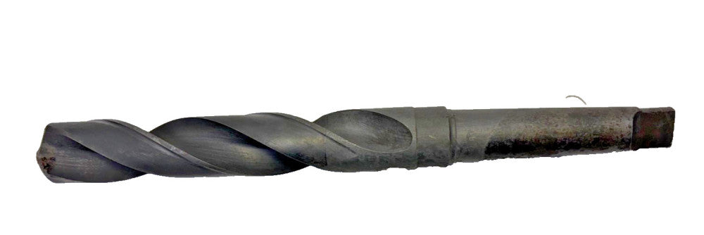 1-1/8", #3 MORSE TAPER SHANK DRILL BIT, SPRIAL 2 FLUTE