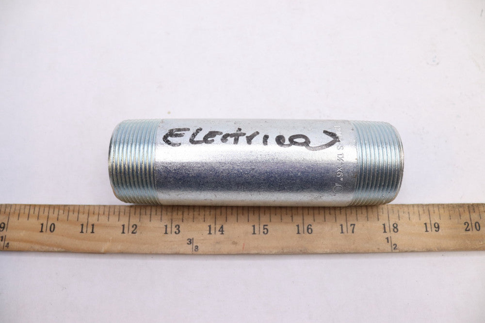 Nipple Galvanized Steel MPT 1-1/2" x 6"