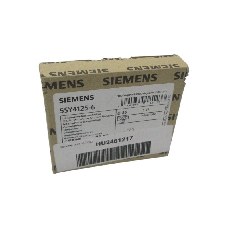 SIEMENS 5SY4125-6 230/400V 25A NSMP