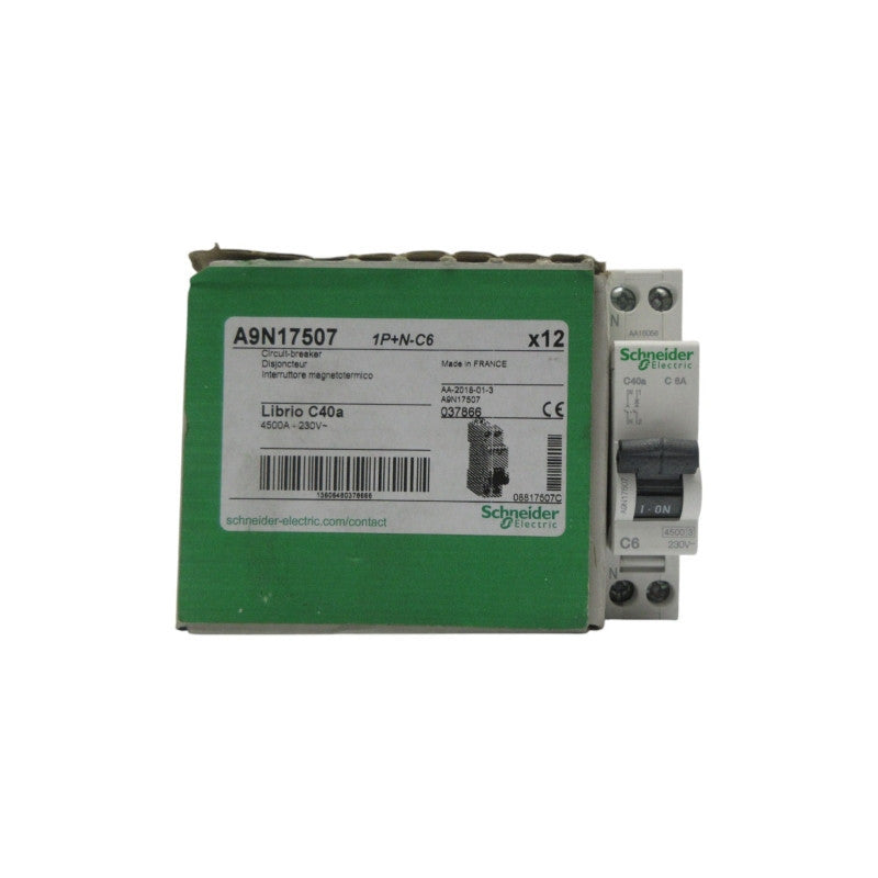 SCHNEIDER ELECTRIC A9N17507 230V 6A (PKG OF 12) NSMP