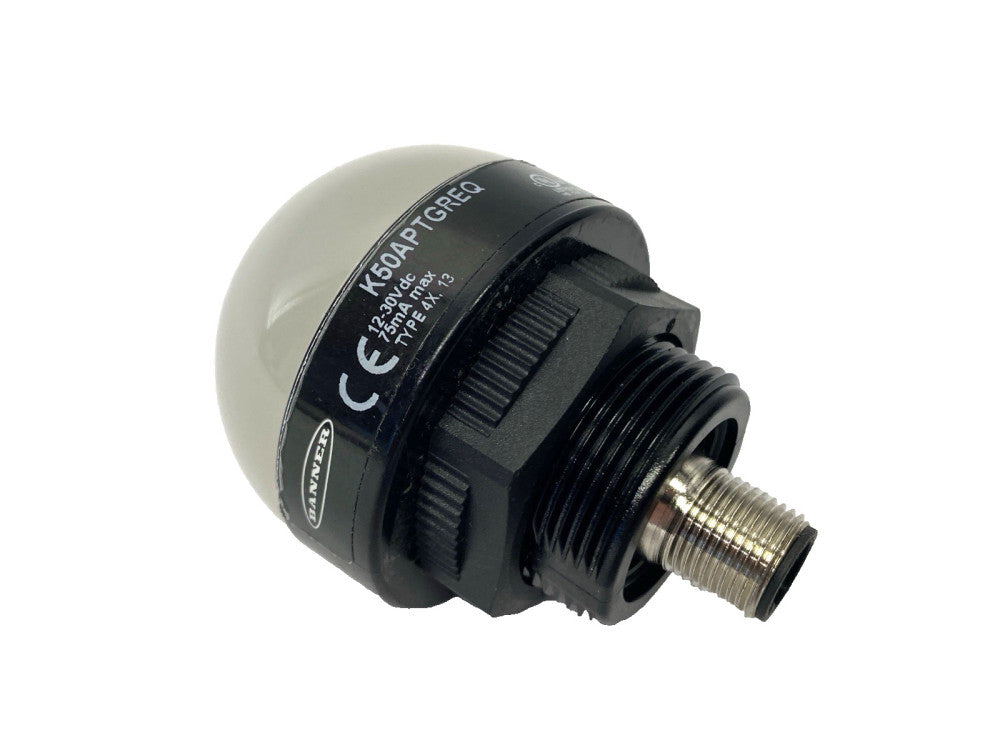 Banner K50APTGREQ Illuminated Pick-to-Light Touch Buttons 50mm 4-Pin M12 24985