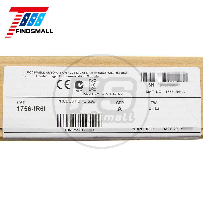 2020 US Ship Allen-Bradley 1756-IR6I Ser A Analog Isolated ControlLogix Module