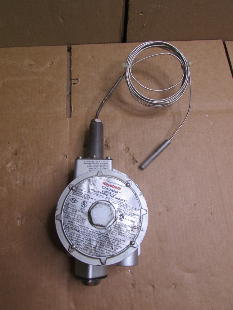 RAYCHEM, E507S-LS, EXPLOSION PROOF LINE-SENSING THERMOSTAT, NOS! MAKE OFFER!!