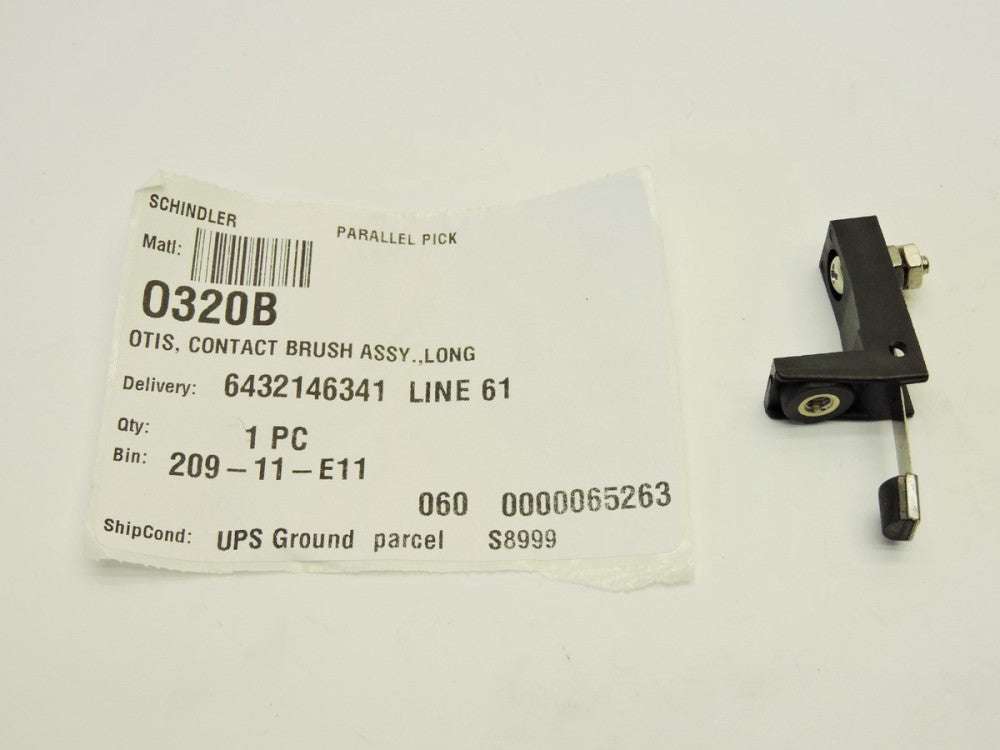 Schindler 0320B Otis Contact Brush Assembly Long