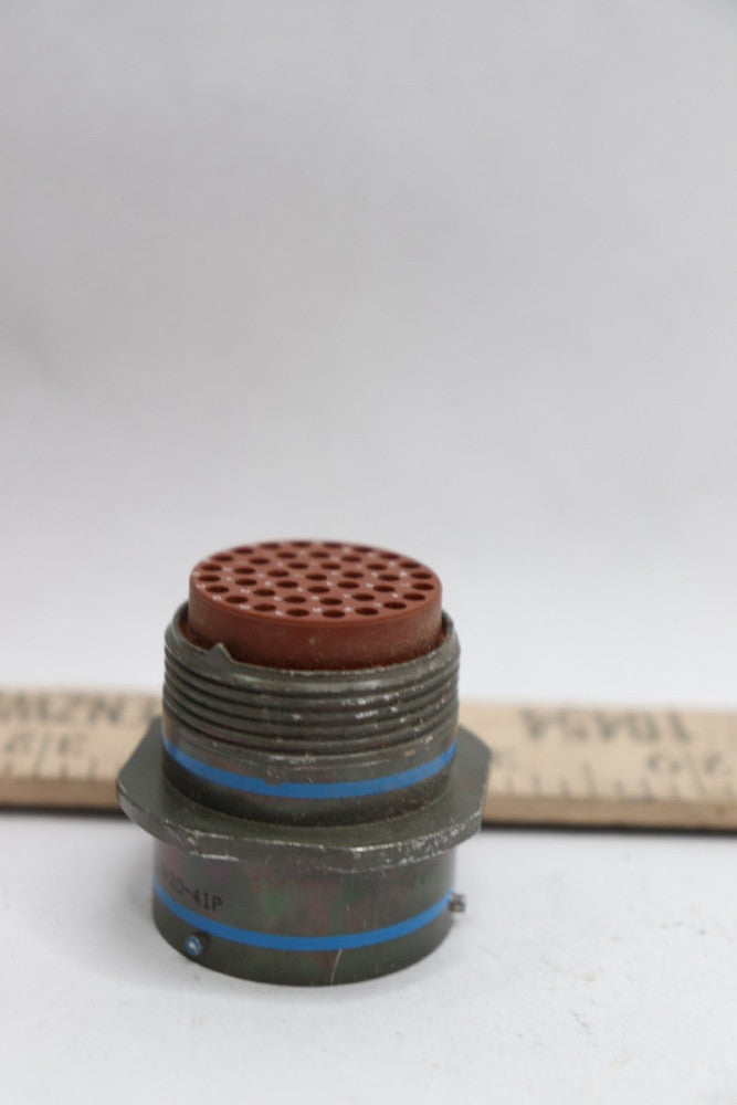 Circular Connector Receptacle Mil Spec Crimp Pin 41 Contacts MS3471W20-41P