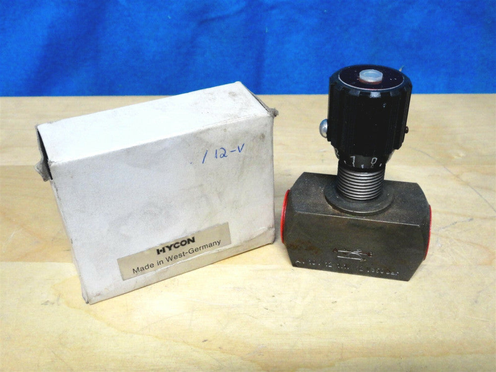 HYCON NEEDLE VALVE ~ AV10/12-1.1/12-V 350 BAR ~ AV 10/12 1.1/ 12 V350 bar -(NEW)