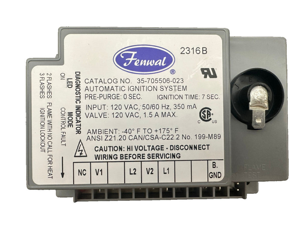 Fenwal 35-705506-023 Direct Spark Ignition Control 120V
