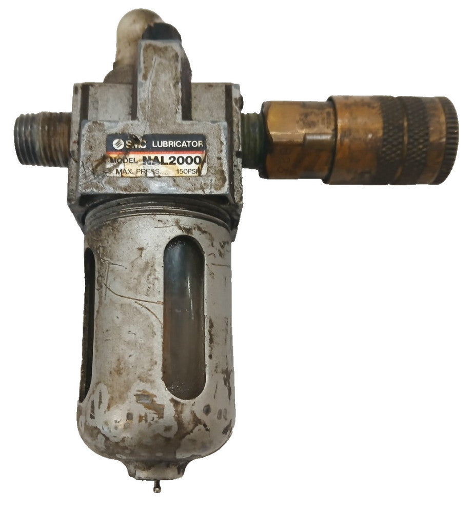 SMC NAL2000 MAX PRESS PNEUMATIC LUBRICATOR 150 PSI 1/4" NPT