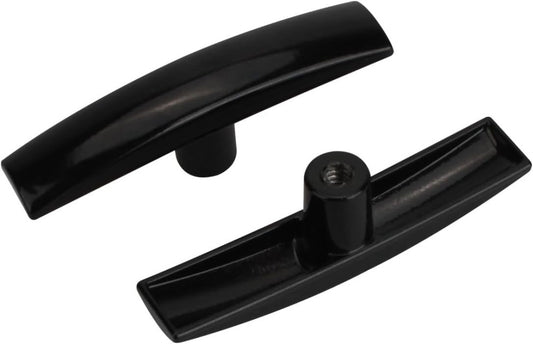 2pcs Black Aluminum RV Sewer Waste Valve Handle Replacement for Camper 