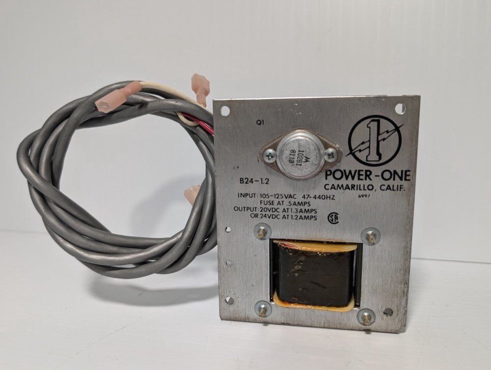 Power-One B24-1.2 Power Supply Input 105-125-Volt AC, Output 20/24-Volt DC