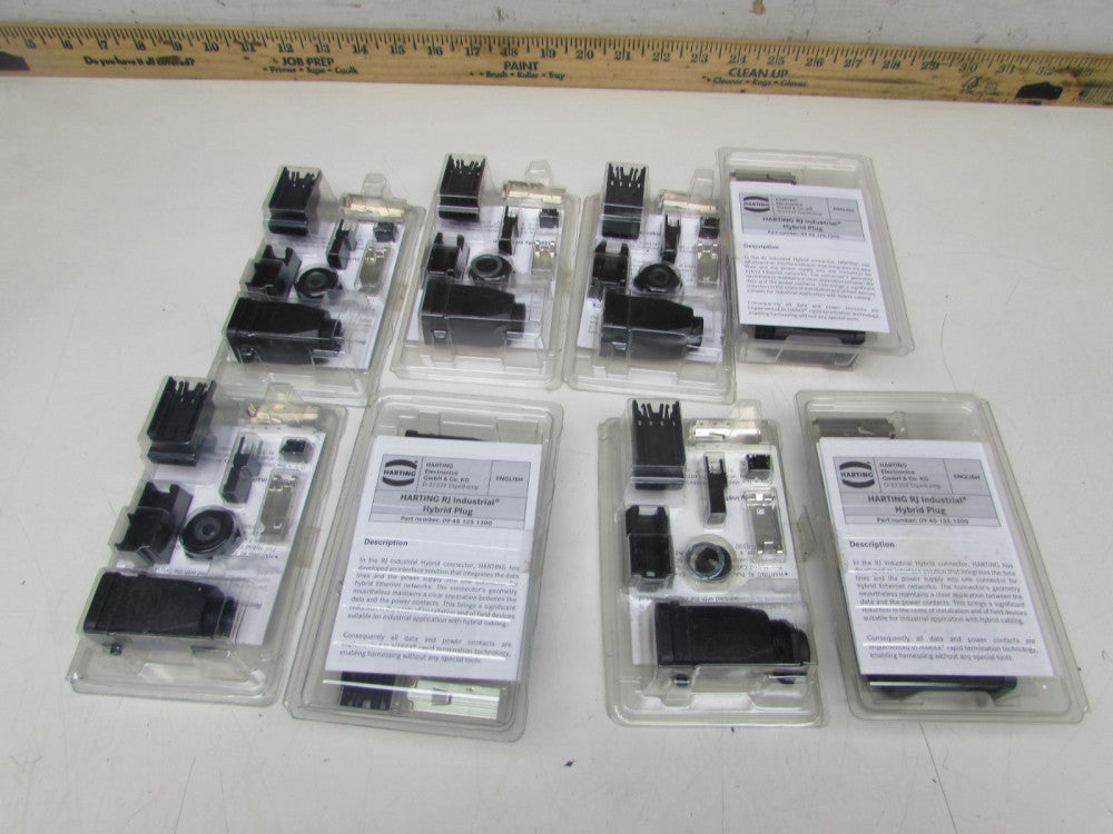 8 -HARTING 09-45-125-1300 , HYBRID CONNECTORS, NEW IN BOX! MAKE OFFER!