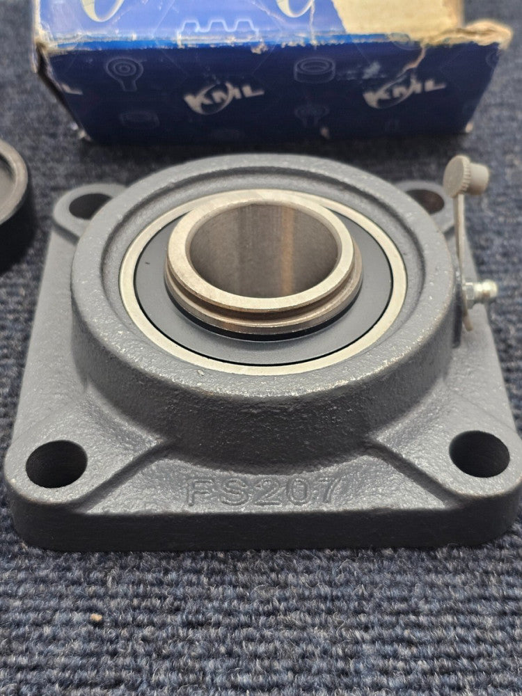 KML HC207-22 Pillow Block Bearing Black Cast Iron